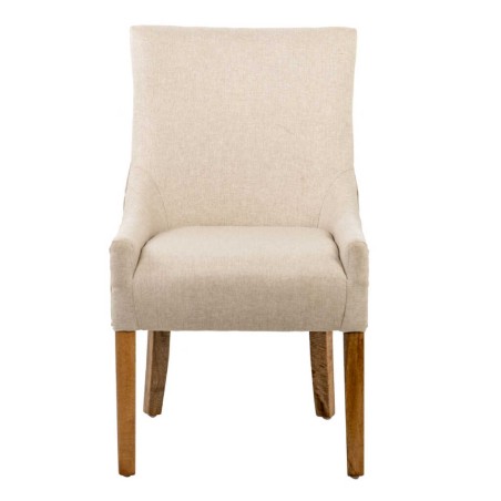 silla ratan-lino-madera beige-natural 54x52x91 cm