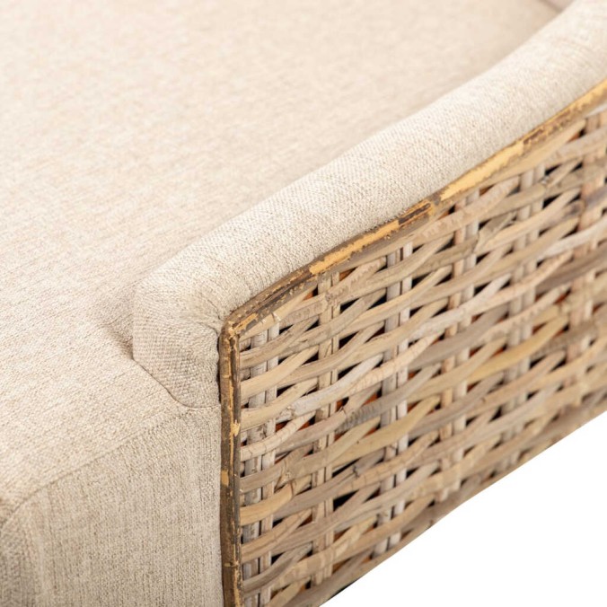 silla ratan-lino-madera beige-natural 70x64x79 cm