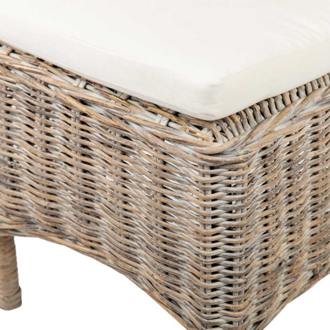 silla con cojin lino-ratan 60x52x94 cm