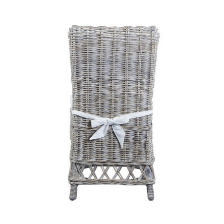 silla con cojin lino-ratan  60x52x94cm