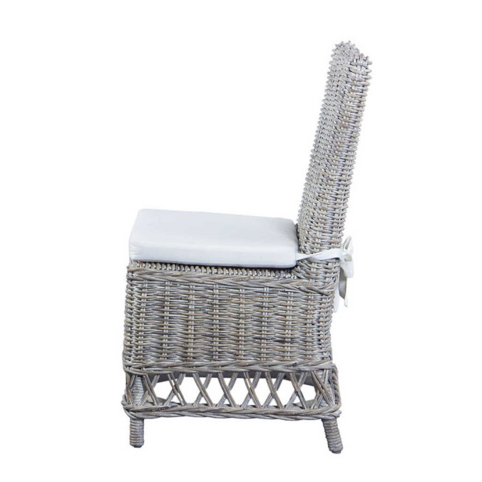 silla con cojin lino-ratan  60x52x94cm