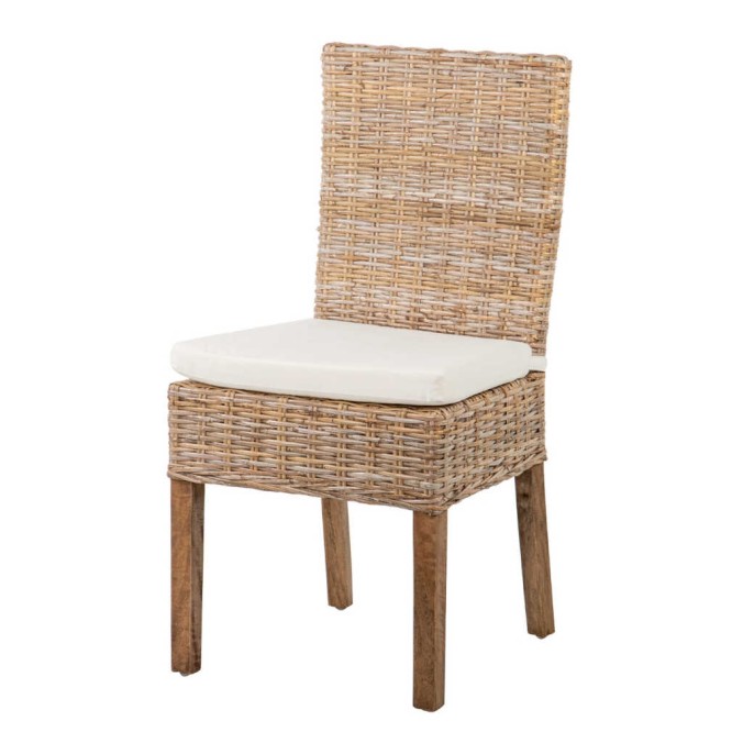 silla ratan-lino-madera beige-natural 53x48x98 cm