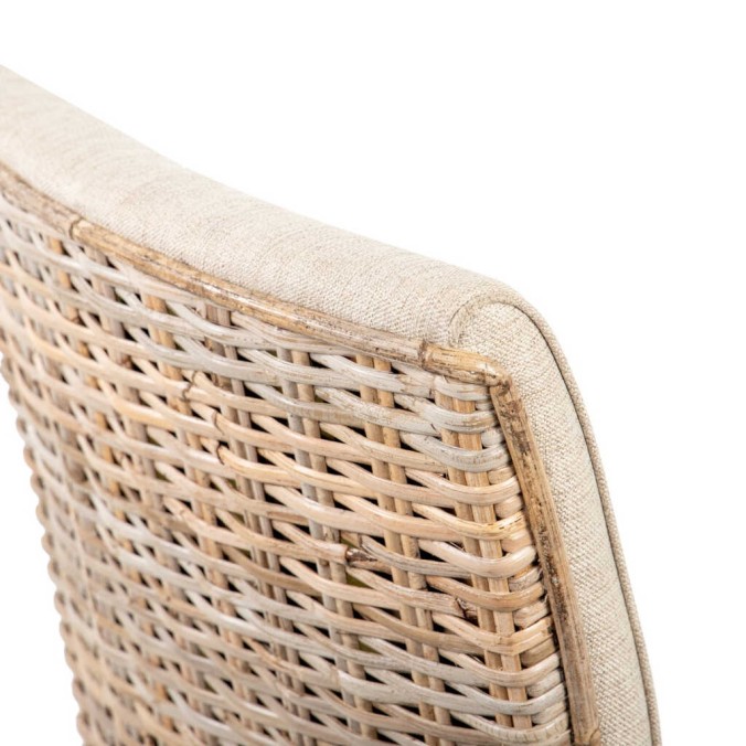 silla ratan-madera natural 63x47x100 cm