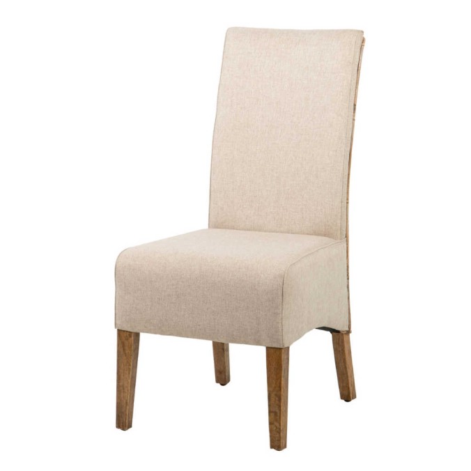 silla ratan-madera natural 63x47x100 cm