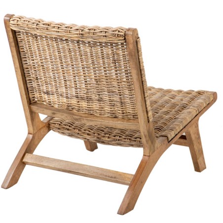 butaca mimbre-madera 77x61x72 cm