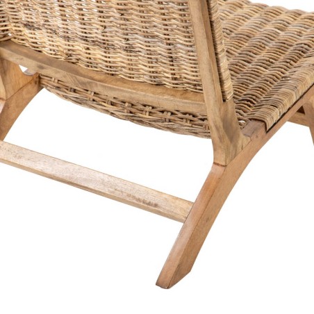 butaca mimbre-madera 77x61x72 cm