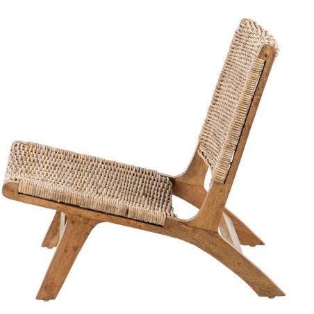 butaca mimbre-madera 77x61x72 cm