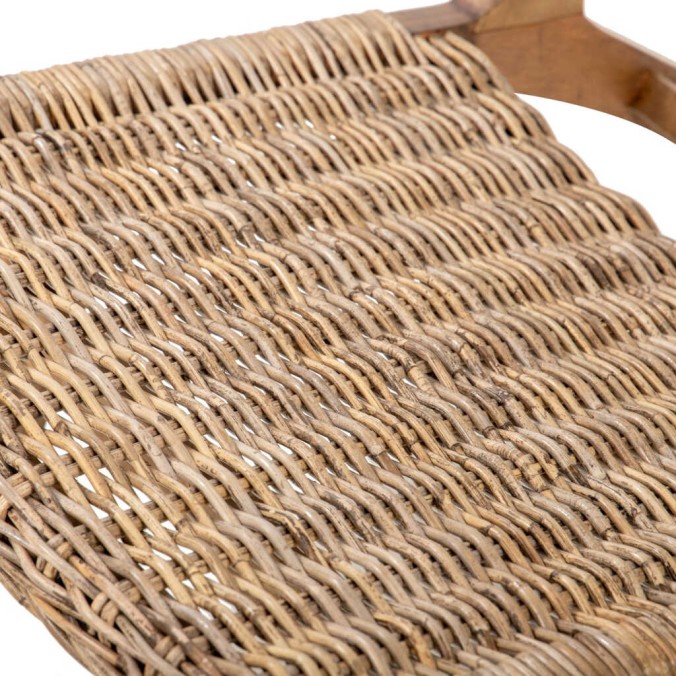 butaca mimbre-madera 77x61x72 cm