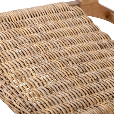 butaca mimbre-madera 77x61x72 cm