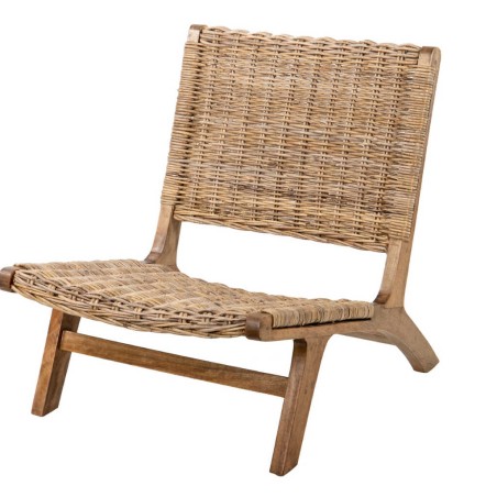 butaca mimbre-madera 77x61x72 cm