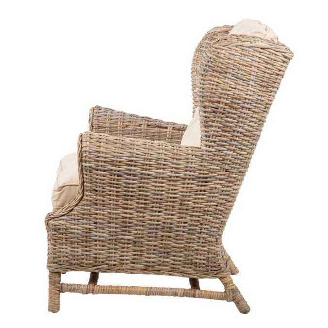 sillon ratan con cojin 83x78x95 cm