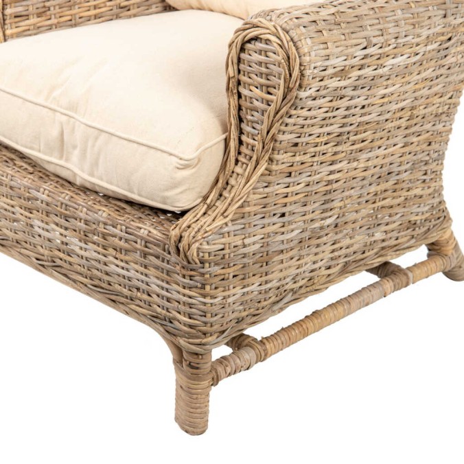 sillon ratan con cojin 83x78x95 cm