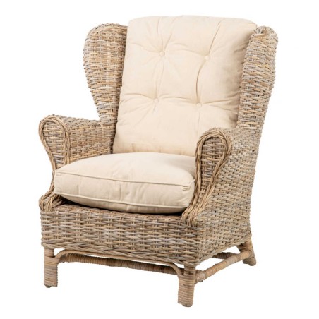 sillon ratan con cojin 83x78x95 cm