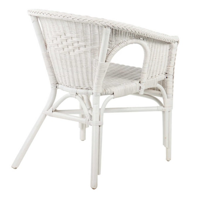 butaca ratan blanco 63x57x74 cm
