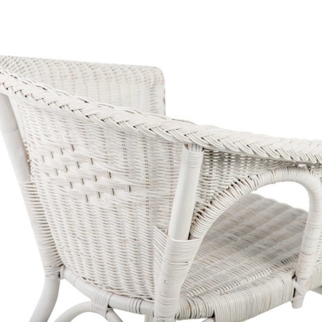 butaca ratan blanco 63x57x74 cm