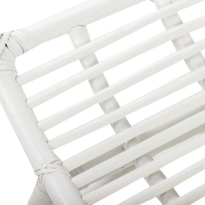 pie de cama ratan blanco 74x38x47 cm
