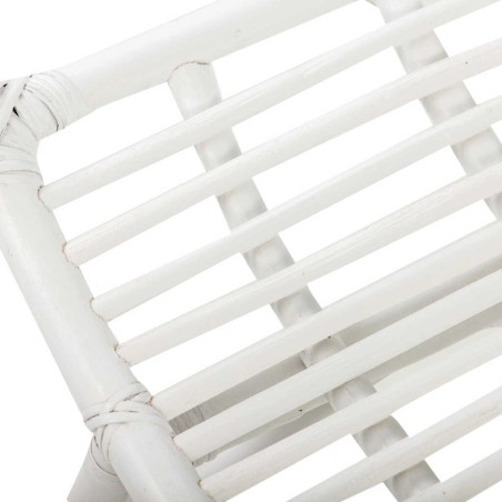 pie de cama ratan blanco 74x38x47 cm