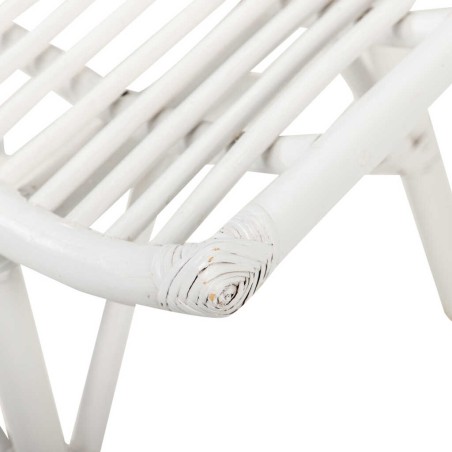 pie de cama ratan blanco 74x38x47 cm