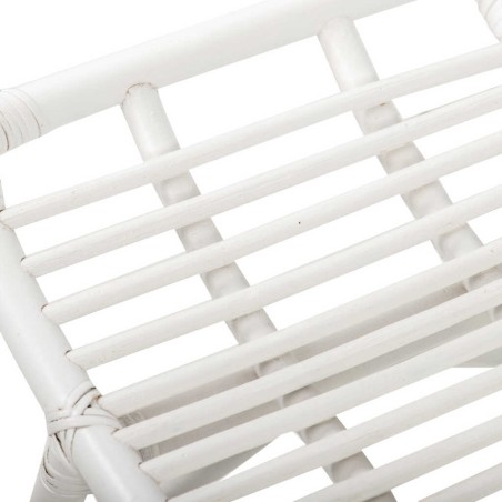 pie de cama ratan blanco 115x38x47 cm
