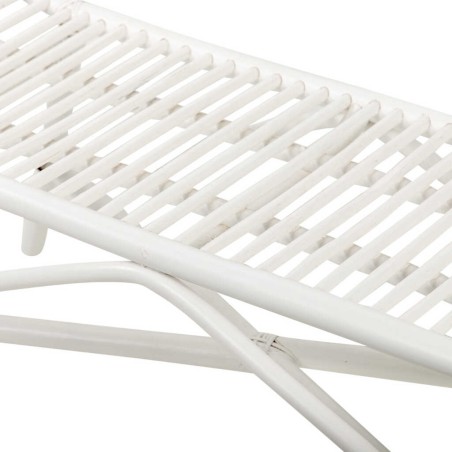 pie de cama ratan blanco 115x38x47 cm