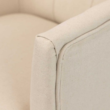 butaca lino beige capit. patas madera 59x62x85 cm