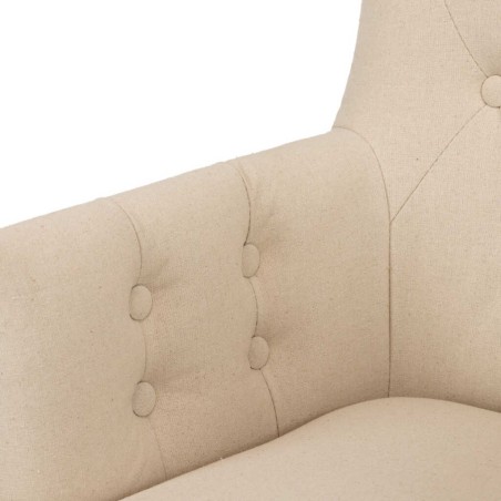 butaca lino beige capit. patas madera 59x62x85 cm