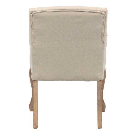 butaca lino beige capit. patas madera 59x62x85 cm