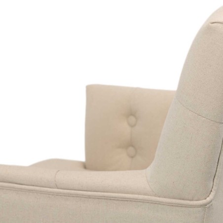butaca lino beige capit. patas madera 59x62x85 cm