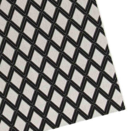 Alfombra exterior Tatami Design rejilla blanco - varios tamaños