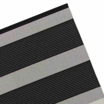 Alfombra de exterior Tatami Design negro y gris - varios tamaños 2