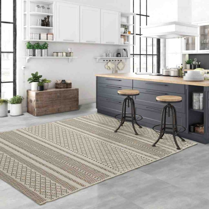 Alfombra de exterior Rainbow II estilo étnico - varios tamaños