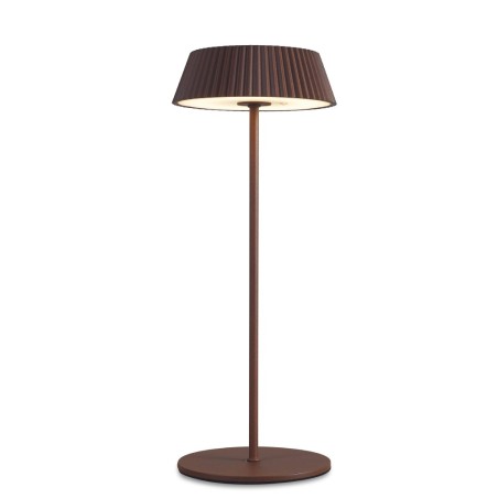 Lámpara mesa portátil LED serie Relax corten
