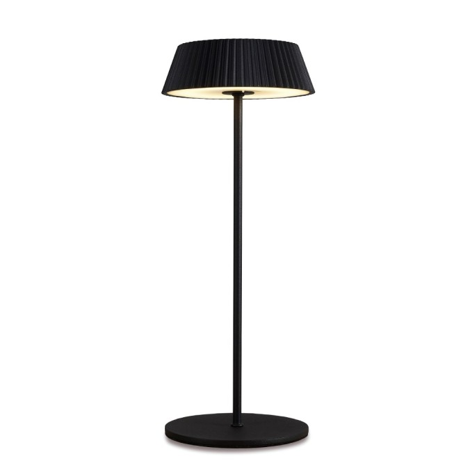 Lámpara mesa portátil LED serie Relax negro