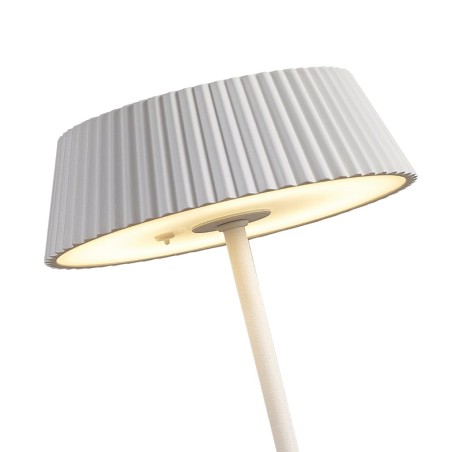 Lámpara mesa portátil LED serie Relax blanco