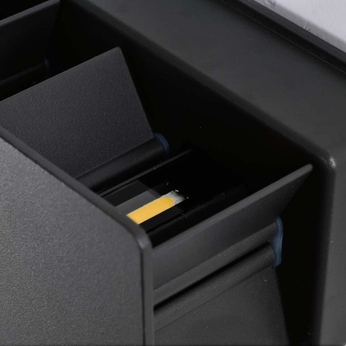 Aplique pared exterior LED Davos double gris Aplique pared exterior LED Davos double gris