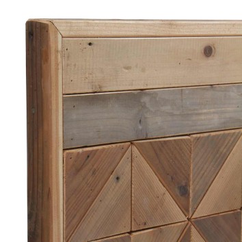 Cabezal mosaico madera natural fabricación artesana 145x60cm 2