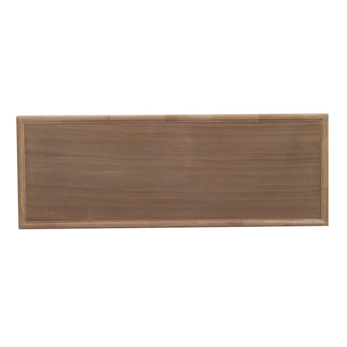 Cabezal liso de madera de fresno tono natural 165x60cm
