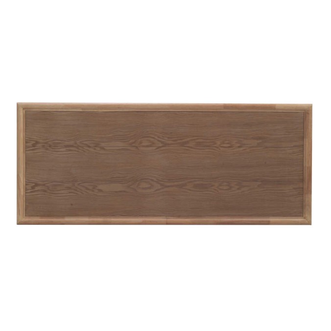 Cabezal liso de madera de fresno tono natural 145x60cm