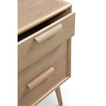 Mesilla 3 cajones madera de fresno tono natural 49x35x85h 2