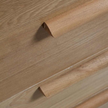 SInfonier 5 cajones madera de fresno tono natural 54x40x122h