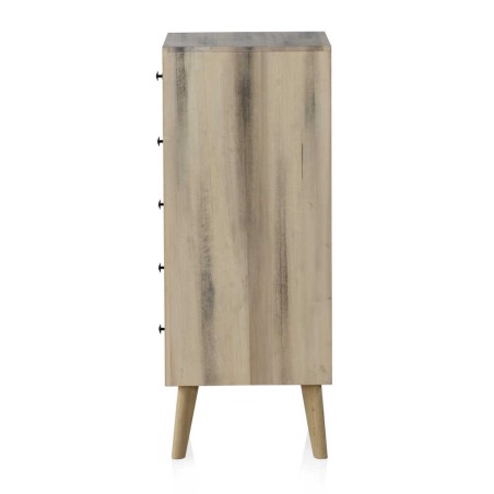 Sinfonier estilo étnico madera álamo con pátina gris - 42x40x100h