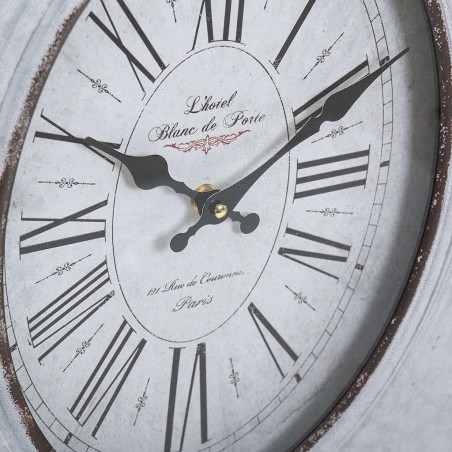 reloj pared metal / mdf 40x5x60 cm