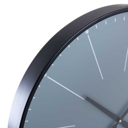 reloj pared cristal / mdf / metal  60x6x60 cm