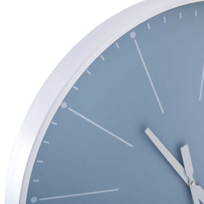 reloj pared cristal / mdf / metal 60x6x60 cm