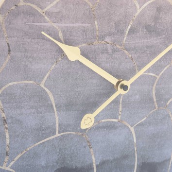 reloj pared cristal / mdf / metal 40x6x40 cm 2