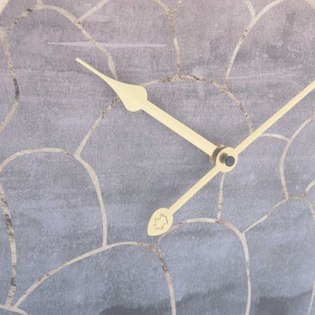 reloj pared cristal / mdf / metal 40x6x40 cm