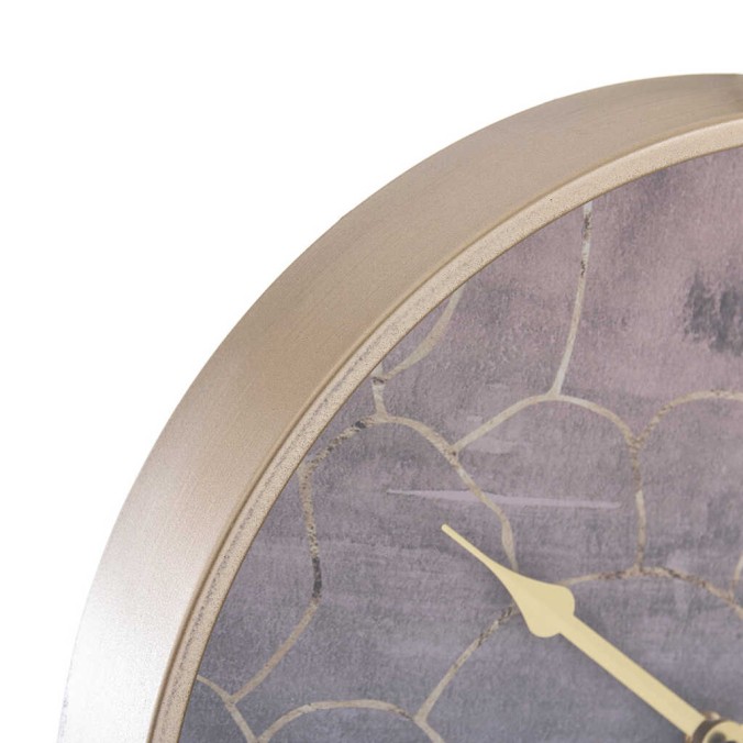 reloj pared cristal / mdf / metal 40x6x40 cm