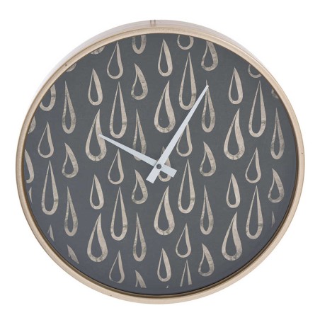reloj pared cristal / mdf / metal 40x6x40 cm