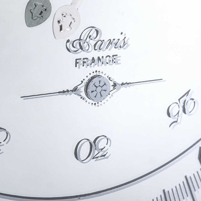 reloj pared cristal / mdef / metal 60x5x60 cm reloj pared cristal / mdef / metal 60x5x60 cm