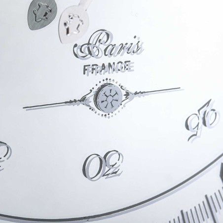 reloj pared cristal / mdef / metal 60x5x60 cm